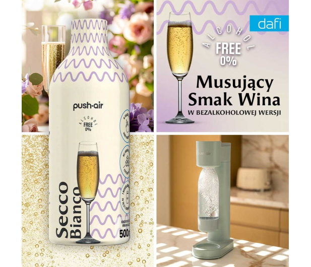 DAFI PushAir Bezalkoholowe Secco Bianco - 1484365 - zdjęcie 2